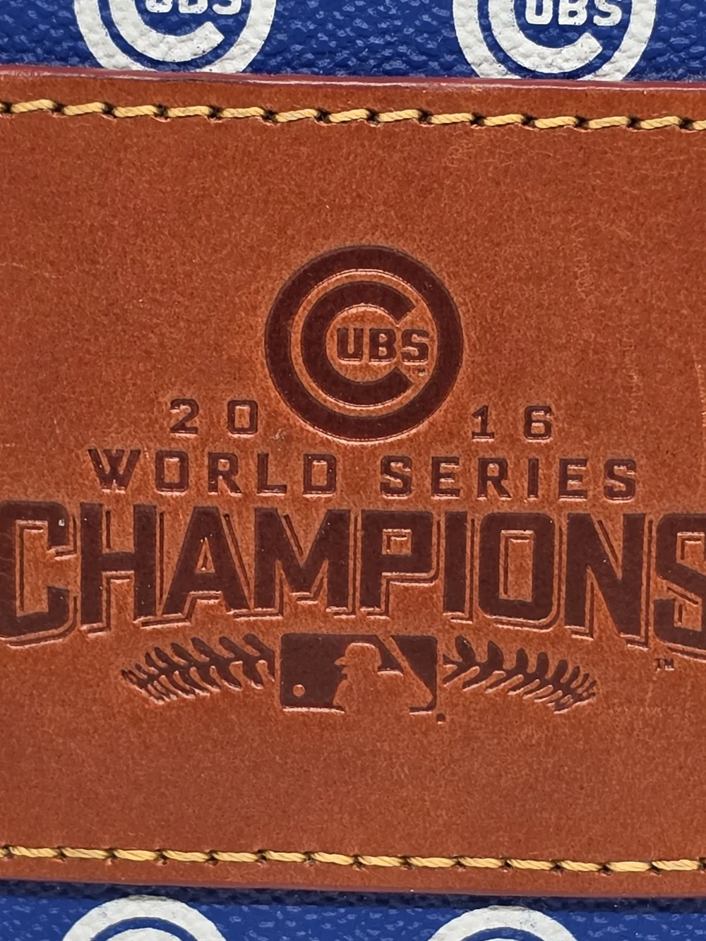 Dooney & Bourke Chicago Cubs 2016 World Series Champions Blue Purse/Wristlet Bag